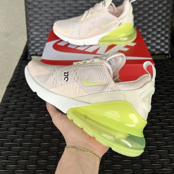 NIKE AIR MAX 270 GUAVA ICE LIFE LIME Size 6.5 W - Picture 4 of 6